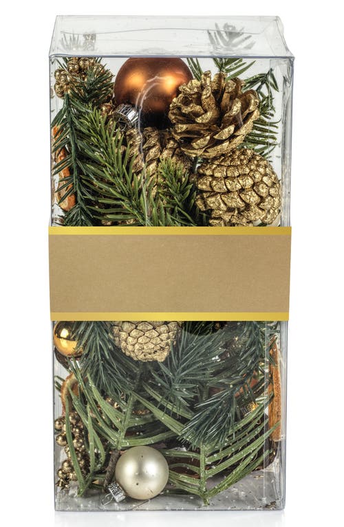 Zodax Holiday Botanical Vase & Bowl Filler In Green