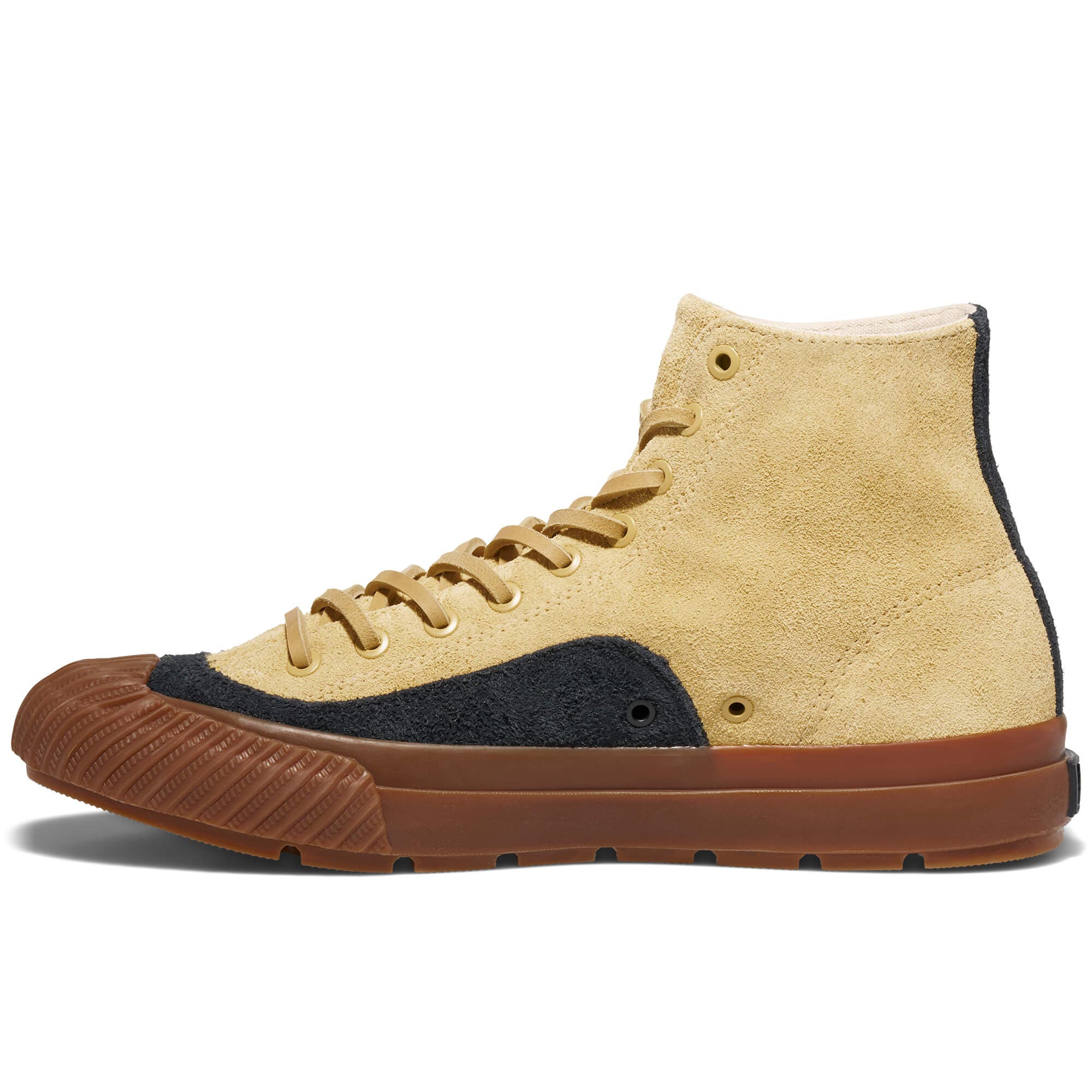 P.F. Flyers Grounder Field-Spec High Top Suede Sneaker, Alternate, color, Wheat-Gum