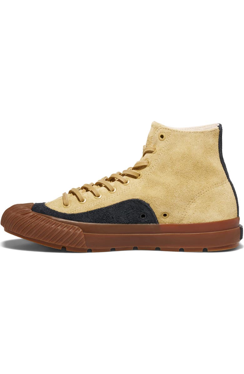 P.F. Flyers Grounder Field-Spec High Top Suede Sneaker, Alternate, color, Wheat-Gum