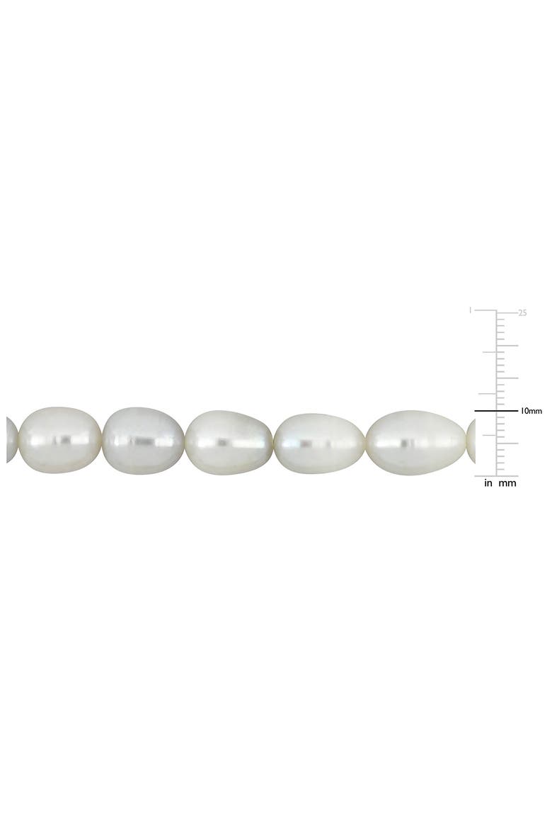 Cultured White Pearl Endless Long Necklace, Alternate, color, WHITE
