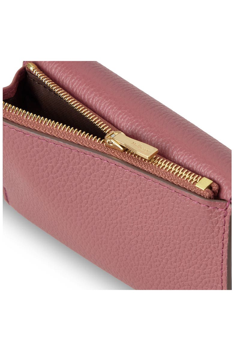 Darley Folded Leather Wallet, Alternate, color, PINK SCRUMPY