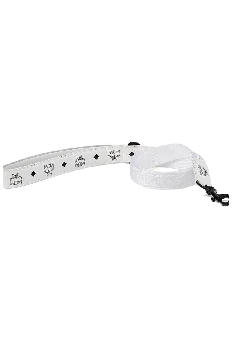 Pet Leash in Visetos, Alternate, color, white