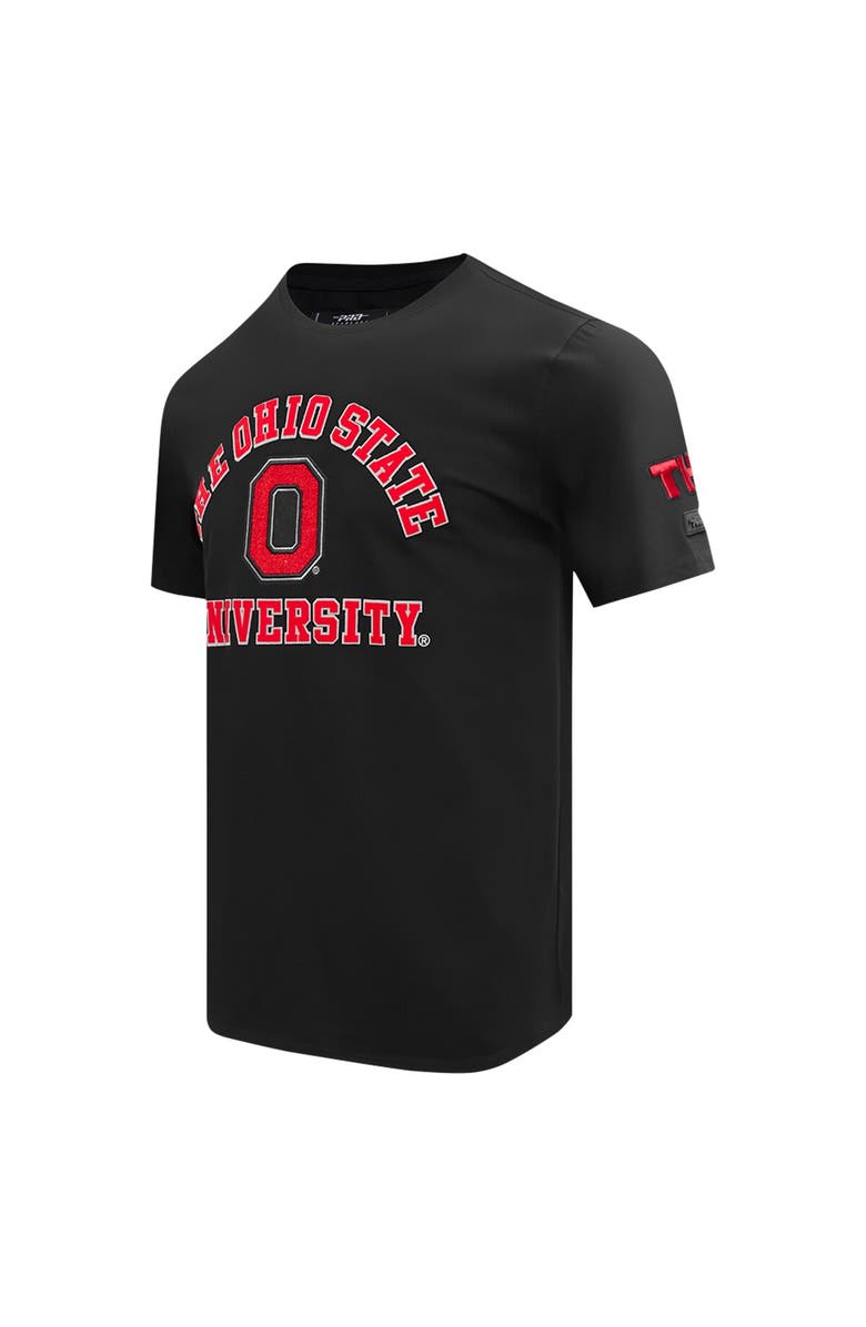 PRO STANDARD Men's Pro Standard Black Ohio State Buckeyes Classic Stacked Logo T-Shirt, Alternate, color, Black
