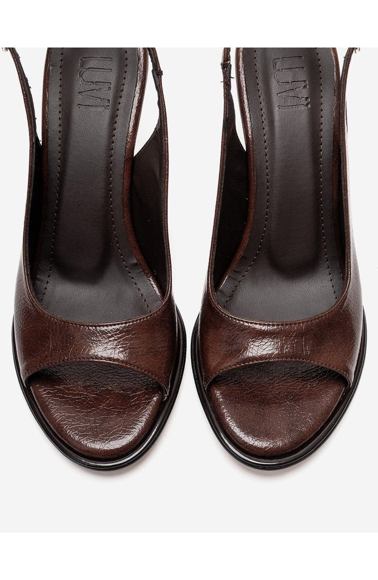 Prologue Shoes Iselin Stiletto Sandal, Alternate, color, Brown