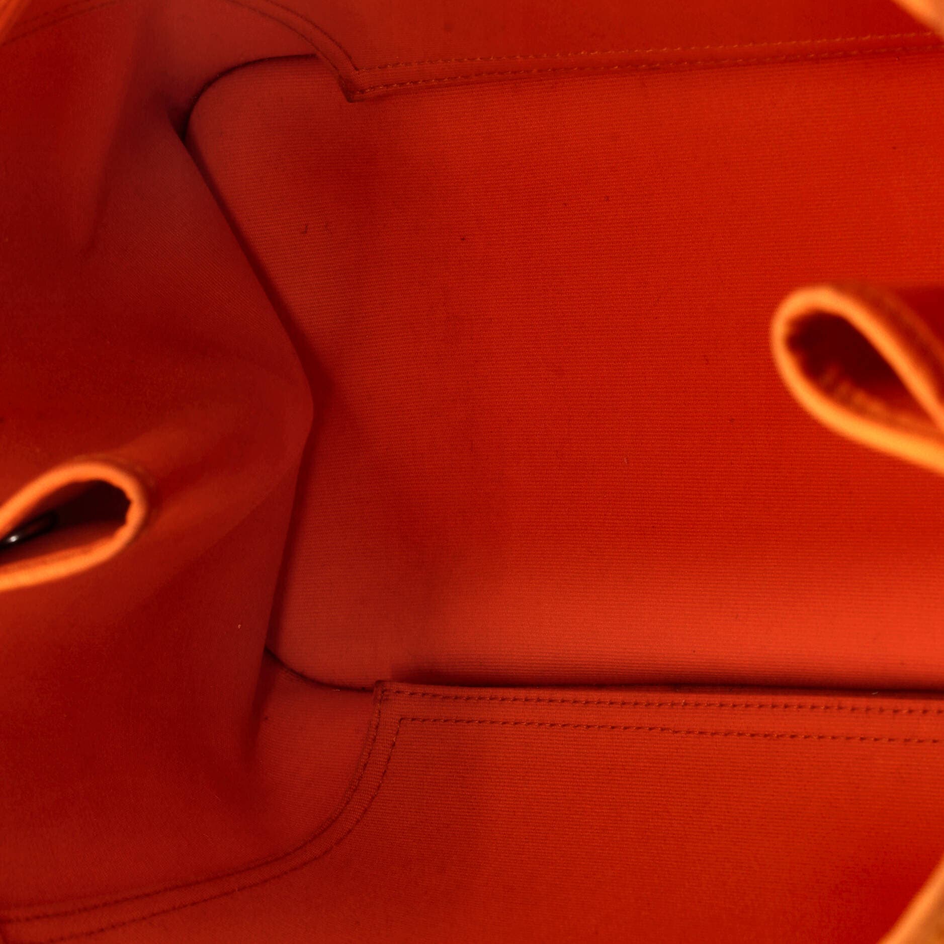 Pre-Owned Hermes Cabag Elan Toile and Leather 39, Alternate, color, Feu