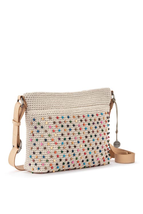 The Sak Melrose Crossbody Bag In Ecru Multi Beads