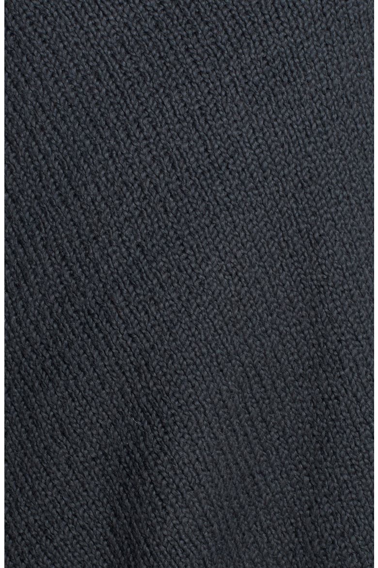Organic Cotton Turtleneck Poncho, Main, color, CHARCOAL