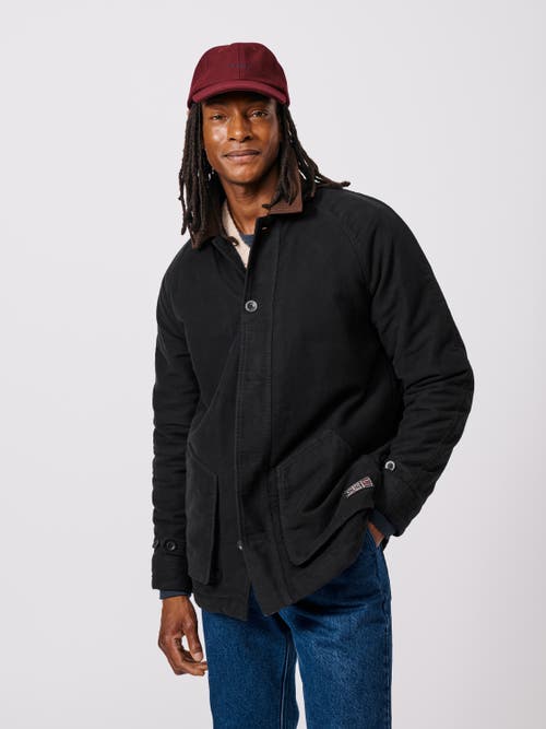 Aubin Bennett Moleskin Jacket In Black