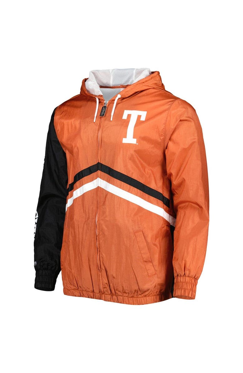 Mitchell & Ness Men's Mitchell & Ness Texas Orange Texas Longhorns Undeniable Full-Zip Windbreaker Jacket, Alternate, color, Burnt Orange