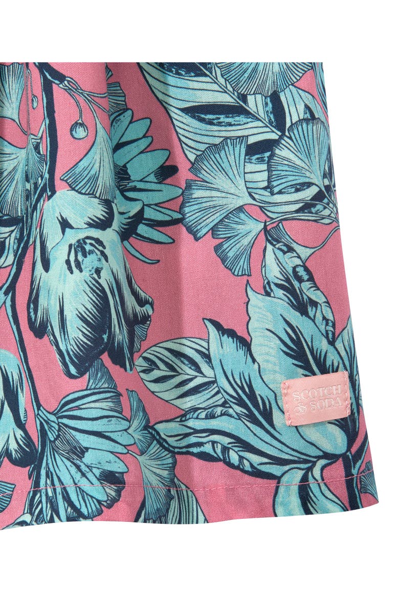 Scotch & Soda Kids' Leaves Top, Skirt & Headband Set, Alternate, color,