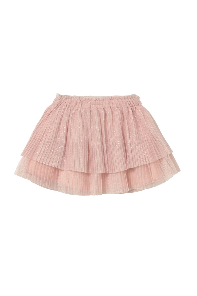 Pleated Tulle Skirt, Alternate, color, Pink
