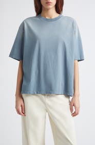 Golden Goose Distressed & Faded Boxy Cotton T-Shirt