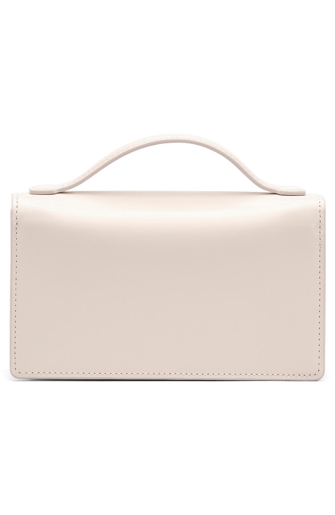 Marc Jacobs The Glam Mirror Mini Bag, Alternate, color, Cotton White
