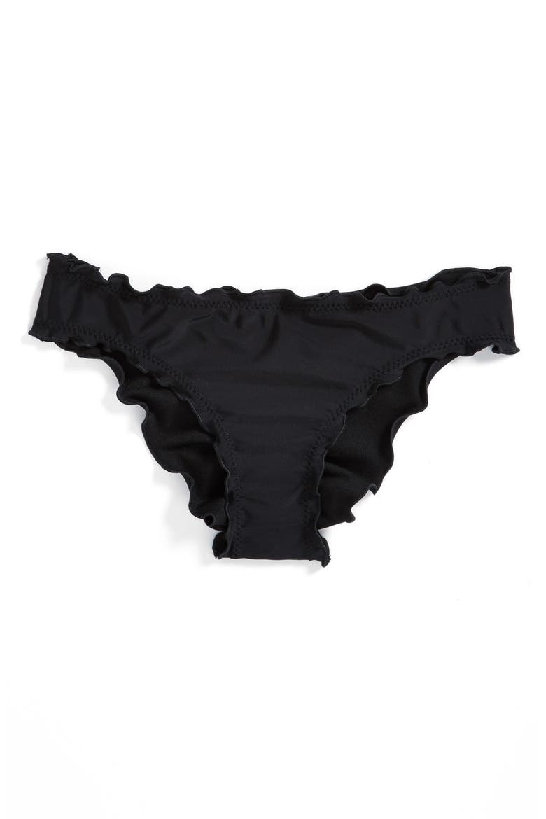 'Marrow' Bikini Bottoms, Alternate, color, BLACK