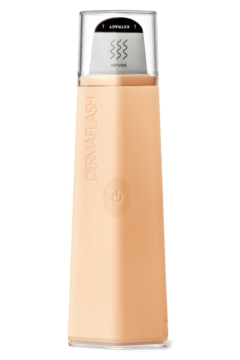DERMAPORE+ Ultrasonic Pore Extractor + Skincare Infuser, Main, color, PEACH FUZZ
