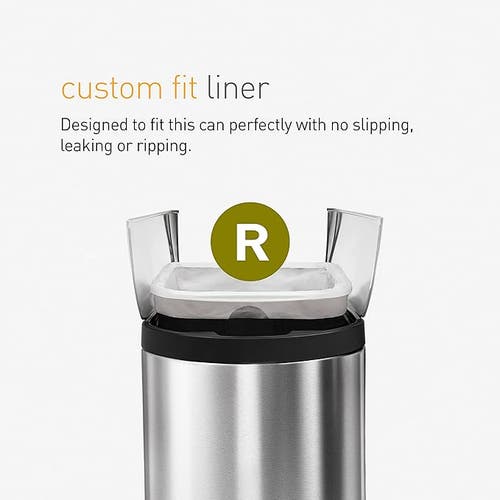 Simplehuman Code R Custom Fit Liners With Quick Dispense Packs