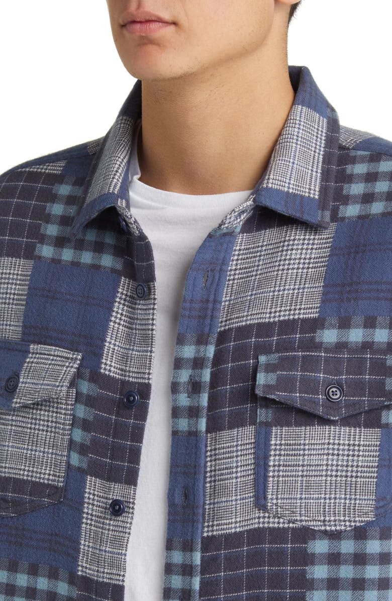 Rails Banton Patchwork Print Cotton Button-Up Shirt, Alternate, color, 