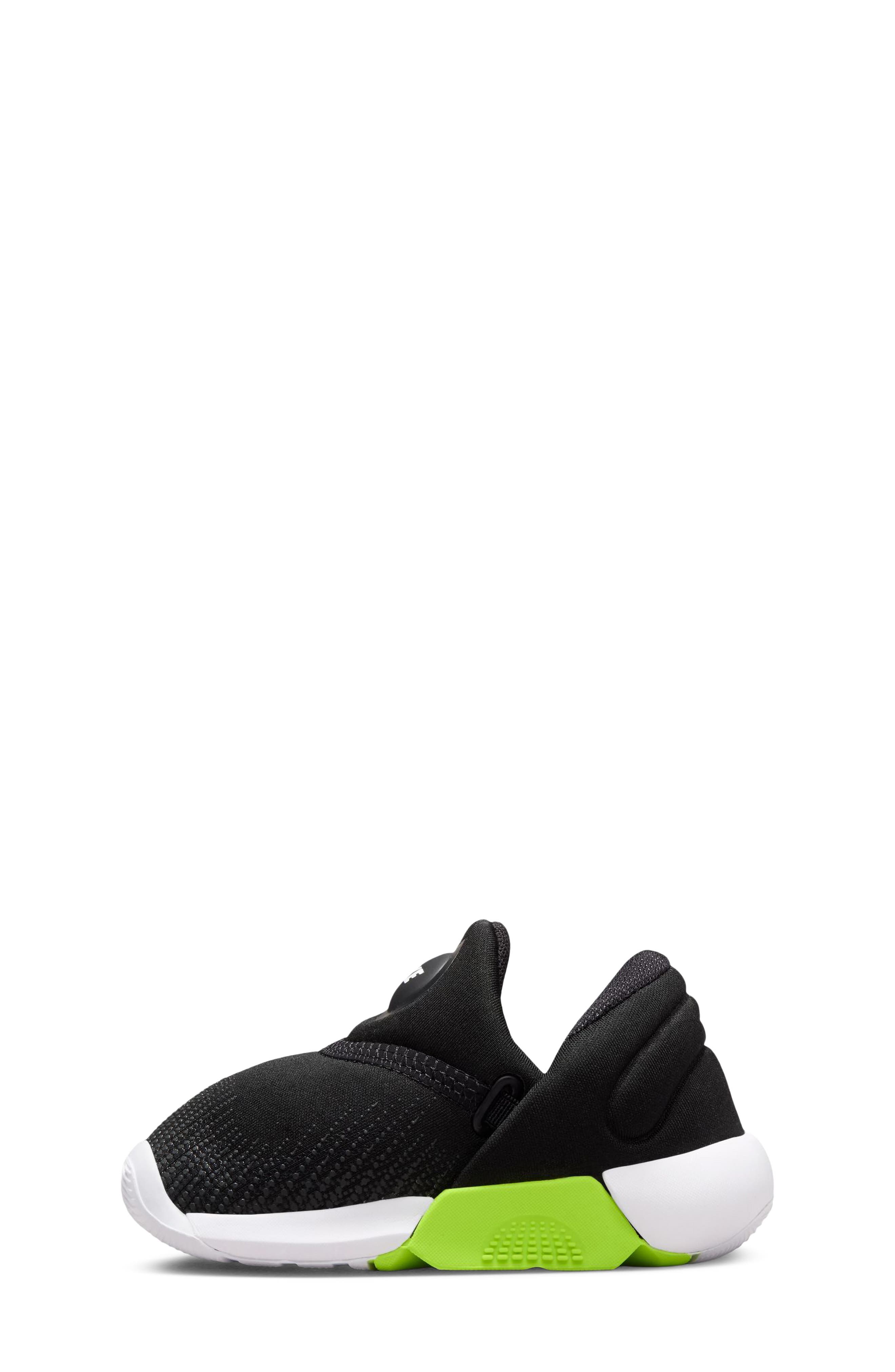 Kids' Swoosh Go Sneaker, Alternate, color, 001 BLACK/WHITE