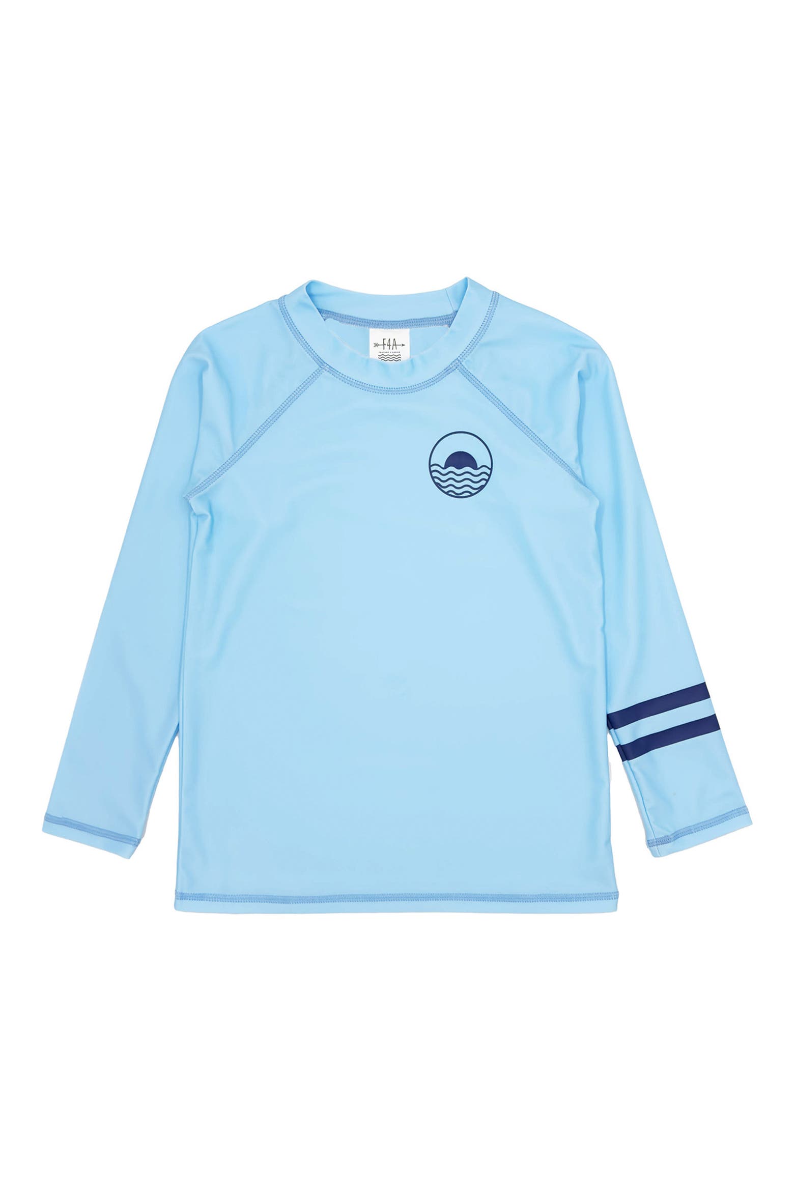 Sweat Protection Icon Feather 4 Arrow Kids' Icon Long Sleeve Rashguard | Nordstrom