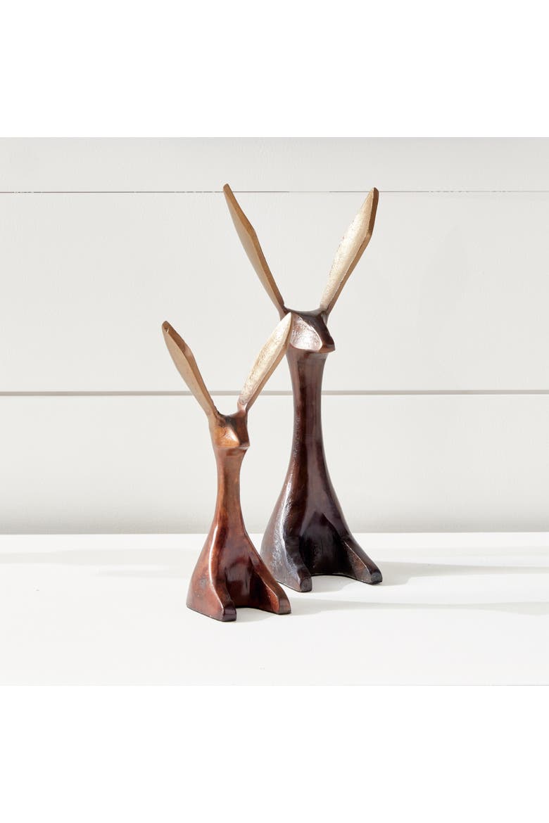 Jackrabbits Set of 2, Alternate, color, Brown