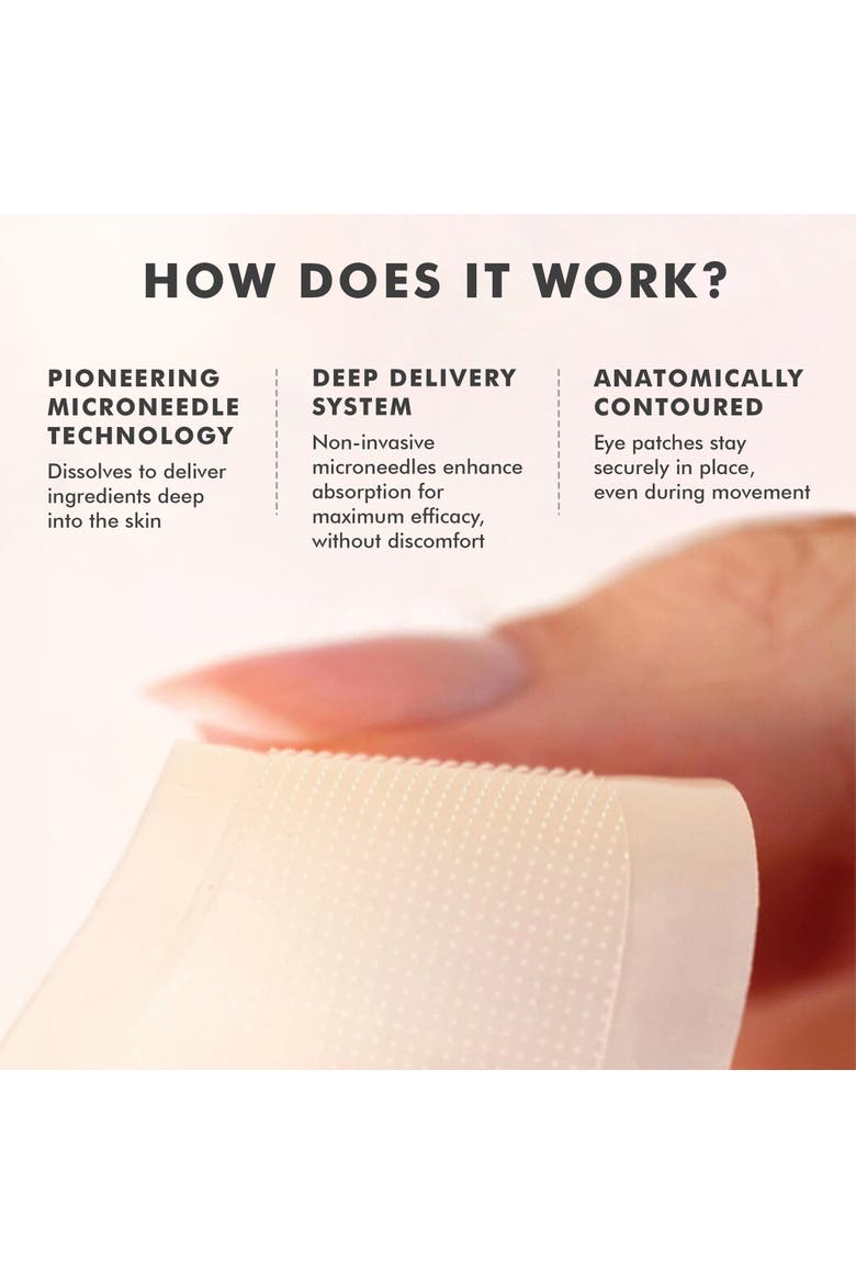 Dissolving Microneedle Eye Patches 3-pack, Alternate, color, Regular