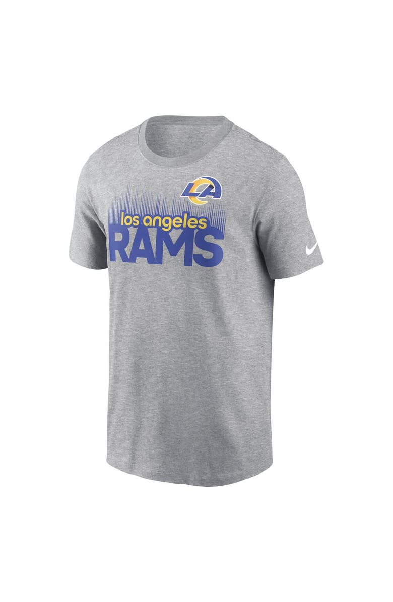 Nike Men's Nike Heather Gray Los Angeles Rams Local Essential T-Shirt, Alternate, color, Heather Gray