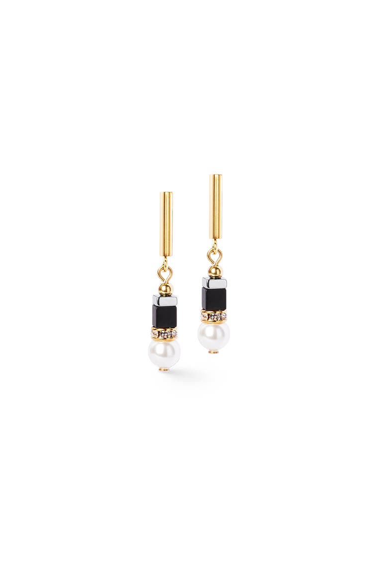 Precious Fusion Offset Earring, Alternate, color, Pearl