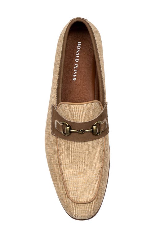 Donald Pliner Ted Bit Loafer In Natural/natural