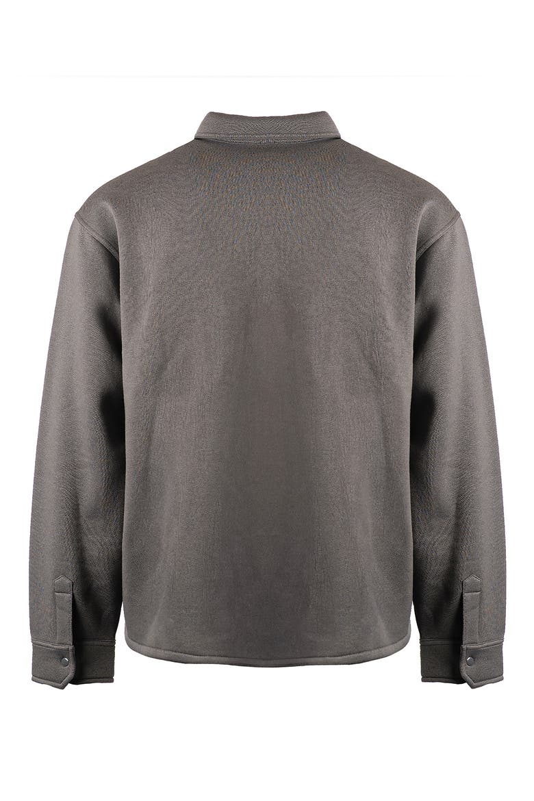 Fleece Shirt Jacket, Alternate, color, STEEL