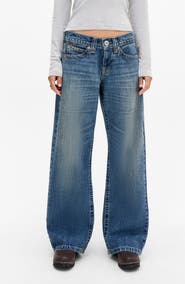 BDG Urban Outfitters Kayla Aruba Wide Leg Jeans