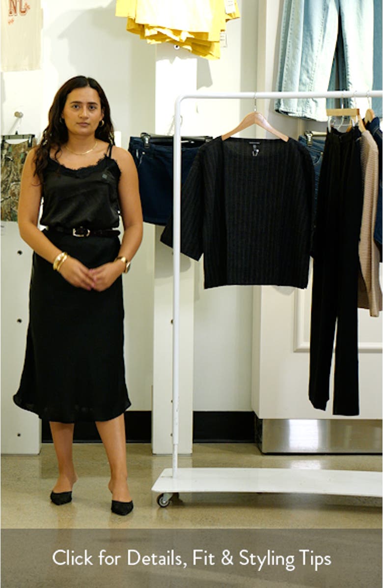 Stripe Organic Cotton Blend Top, sales video thumbnail