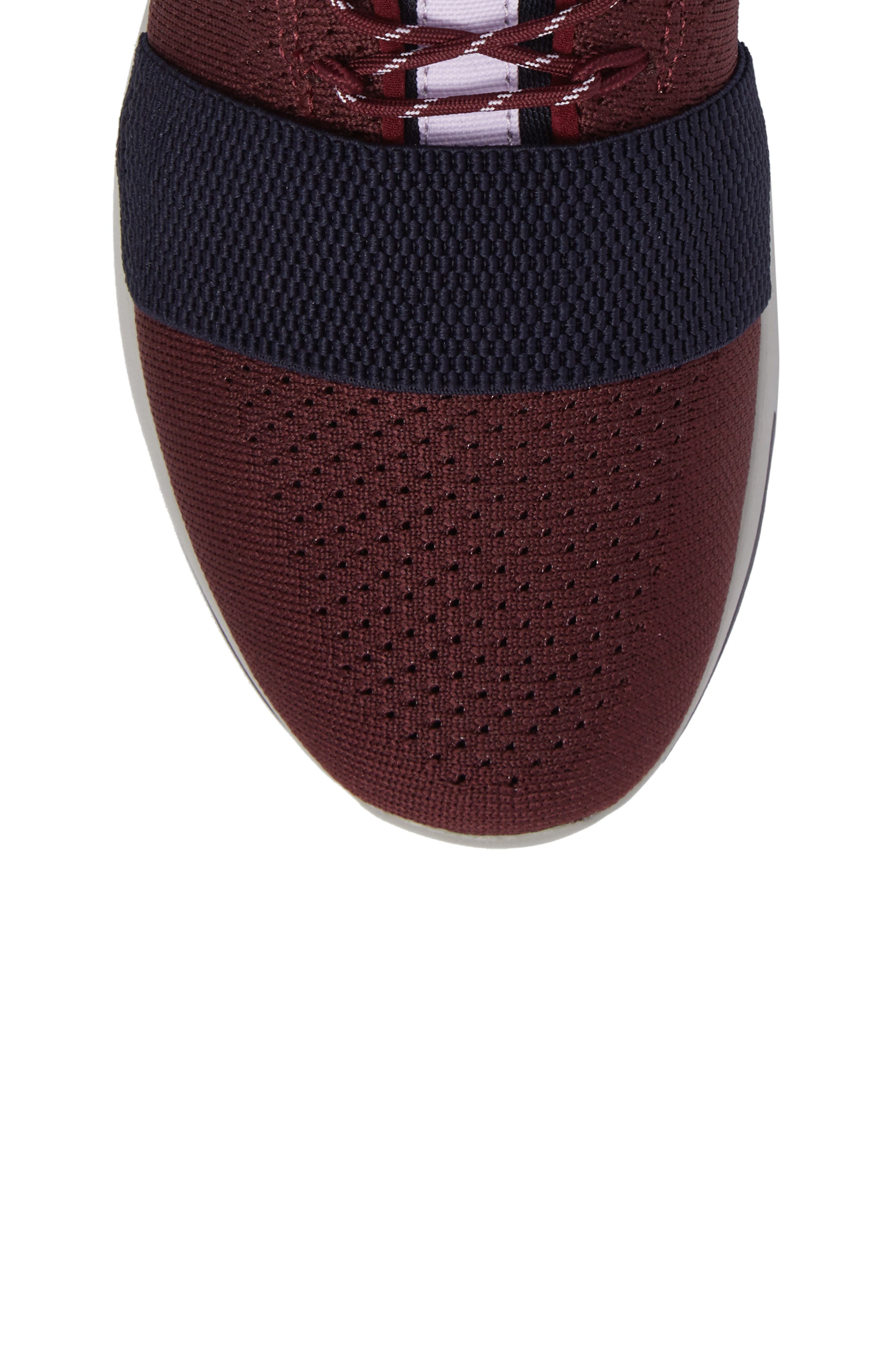 Modica Sneaker, Alternate, color, DARK BURGUNDY NAVY