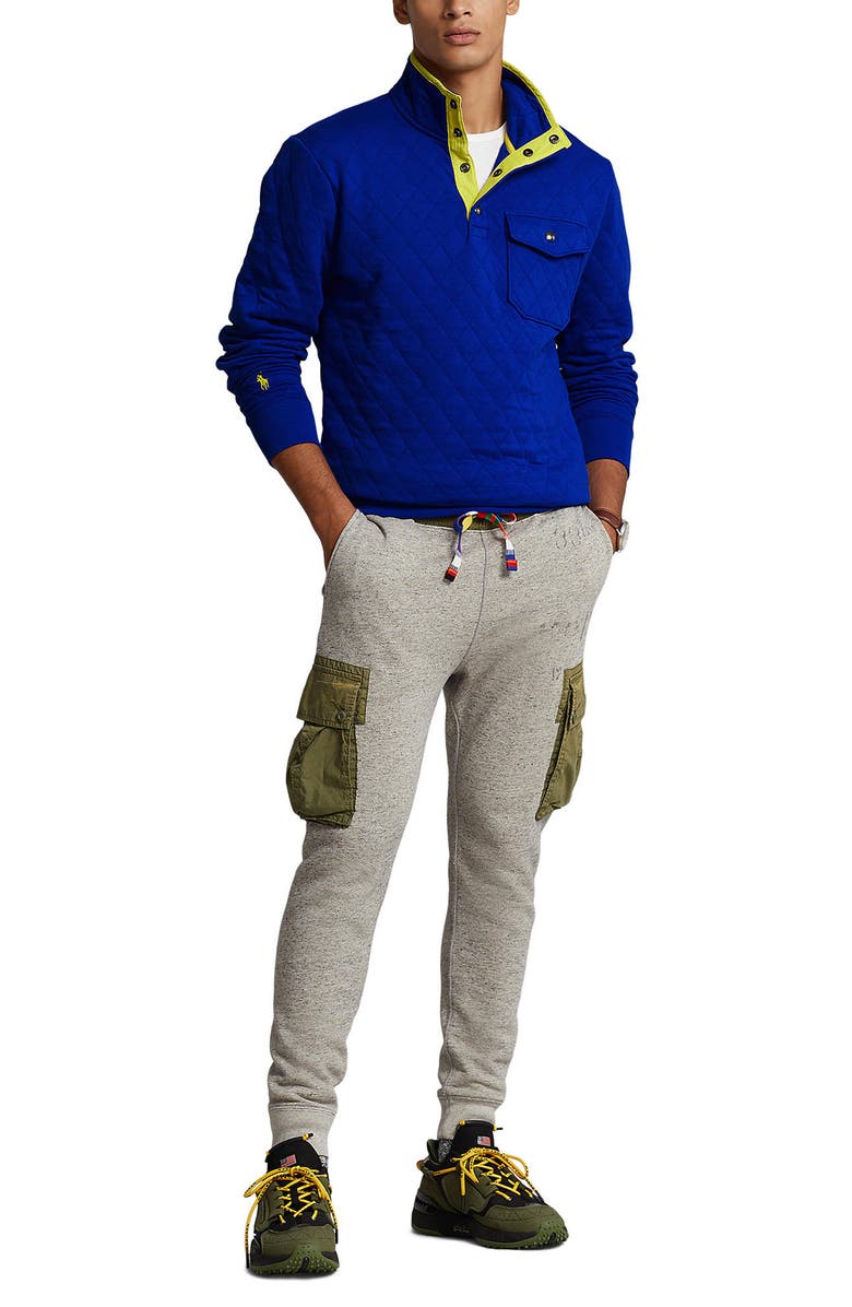 Polo Ralph Lauren Jersey Hoodie, Alternate, color, 