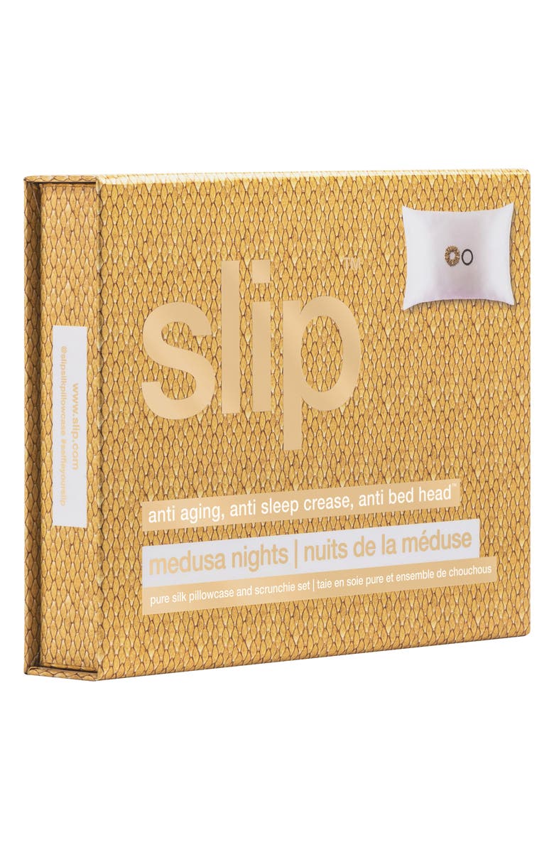 slip The Medusa Pure Silk Pillowcase & Scrunchies Set USD $108 Value, Alternate, color, Medusa