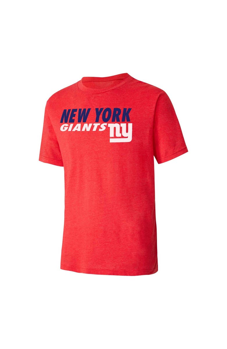 CONCEPTS SPORT Men's Concepts Sport Royal/Red New York Giants Meter T-Shirt & Shorts Sleep Set, Alternate, color, 