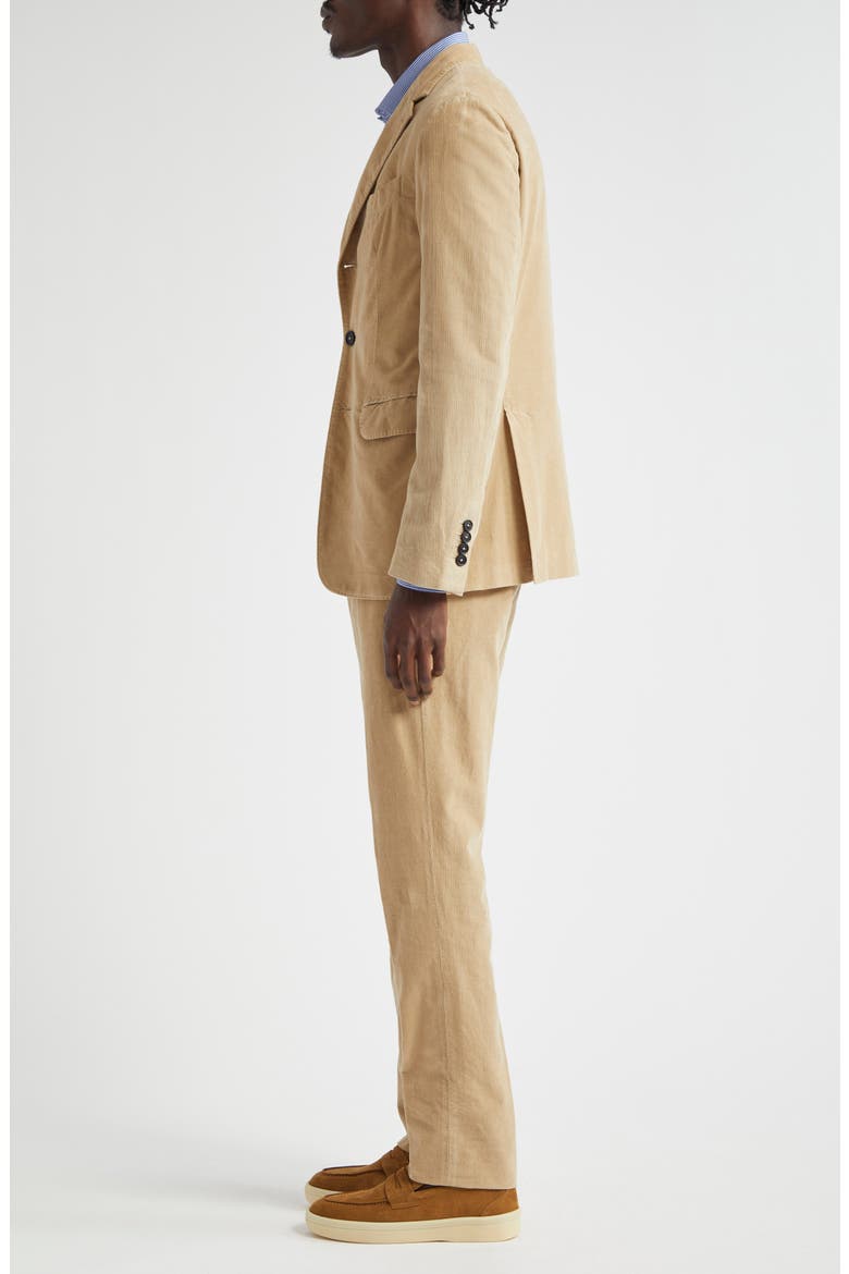 Cotton Corduroy Suit, Alternate, color, DESERT