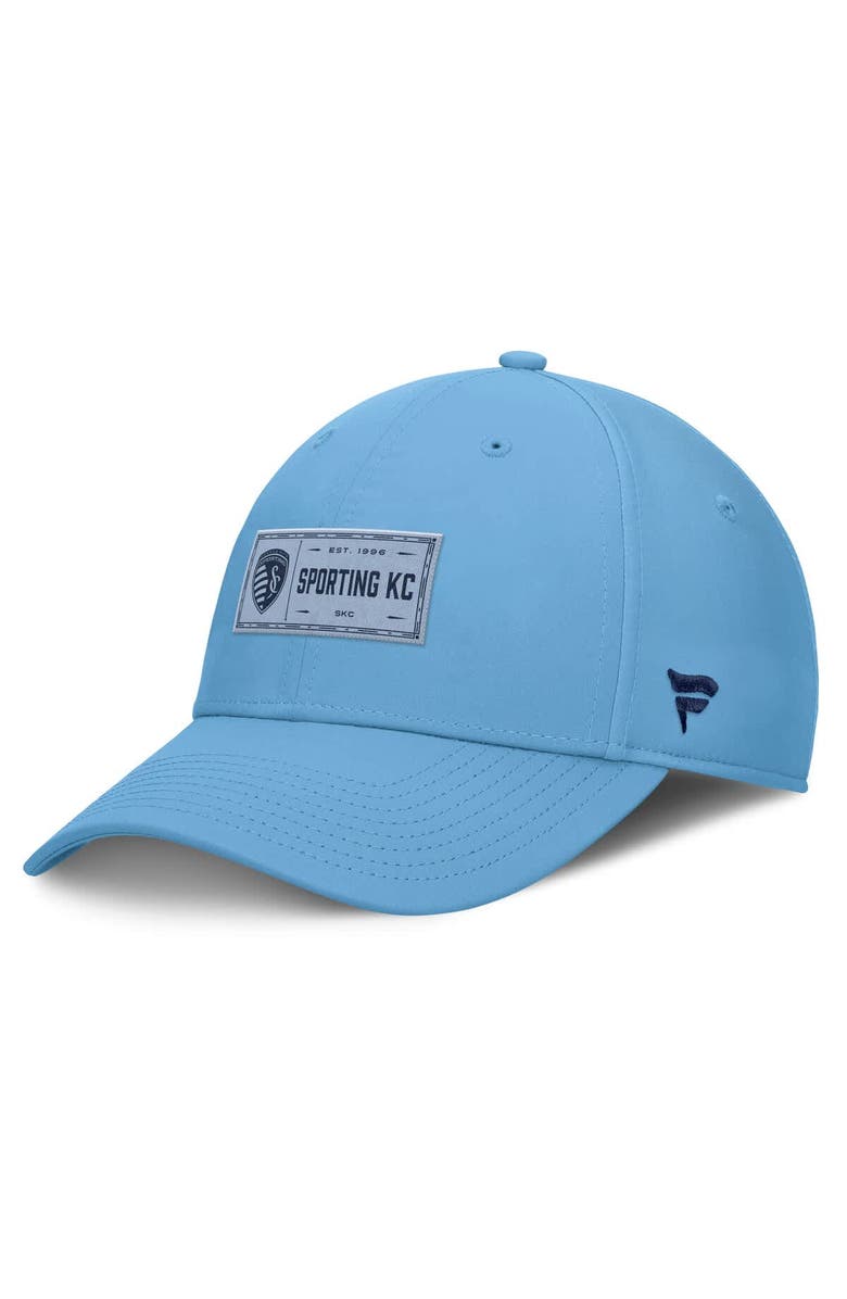 FANATICS Men's Fanatics Sky Blue Sporting Kansas City Banner Flex Hat, Main, color, Blue