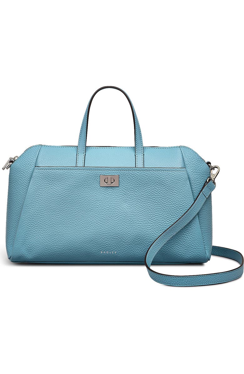 Radley Brook Avenue Pebbled Leather Small Satchel, Main, color, Cameo