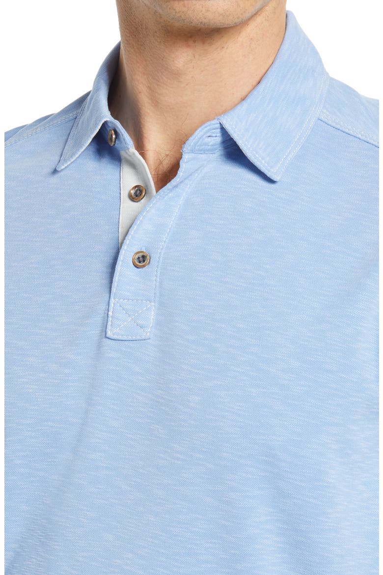 Slub Men's Polo, Alternate, color, LIGHT BLUE