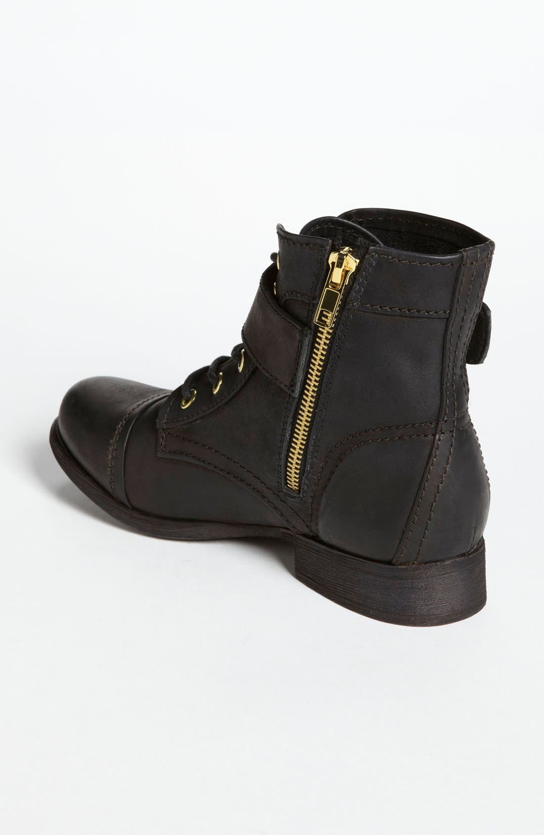 'Tennasee' Boot, Alternate, color, BLACK LEATHER