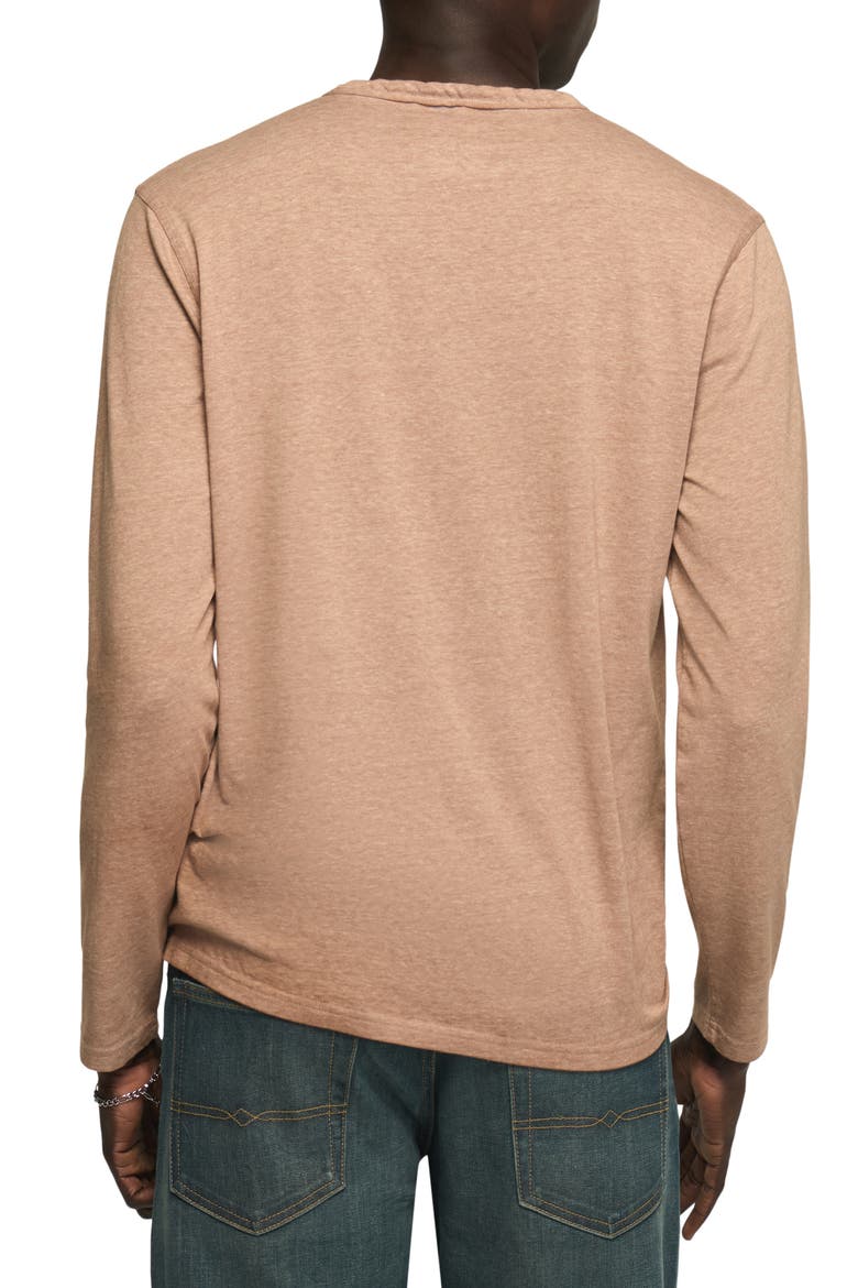 Venice Burnout Henley, Alternate, color, COWHIDE