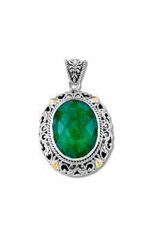 SAMUEL B. Sterling Silver & 18K Gold Pendant