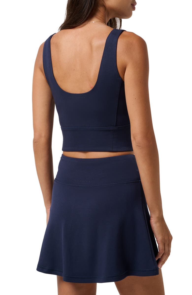 TravisMathew Skyloft Crop Tank, Alternate, color, Navy Blazer