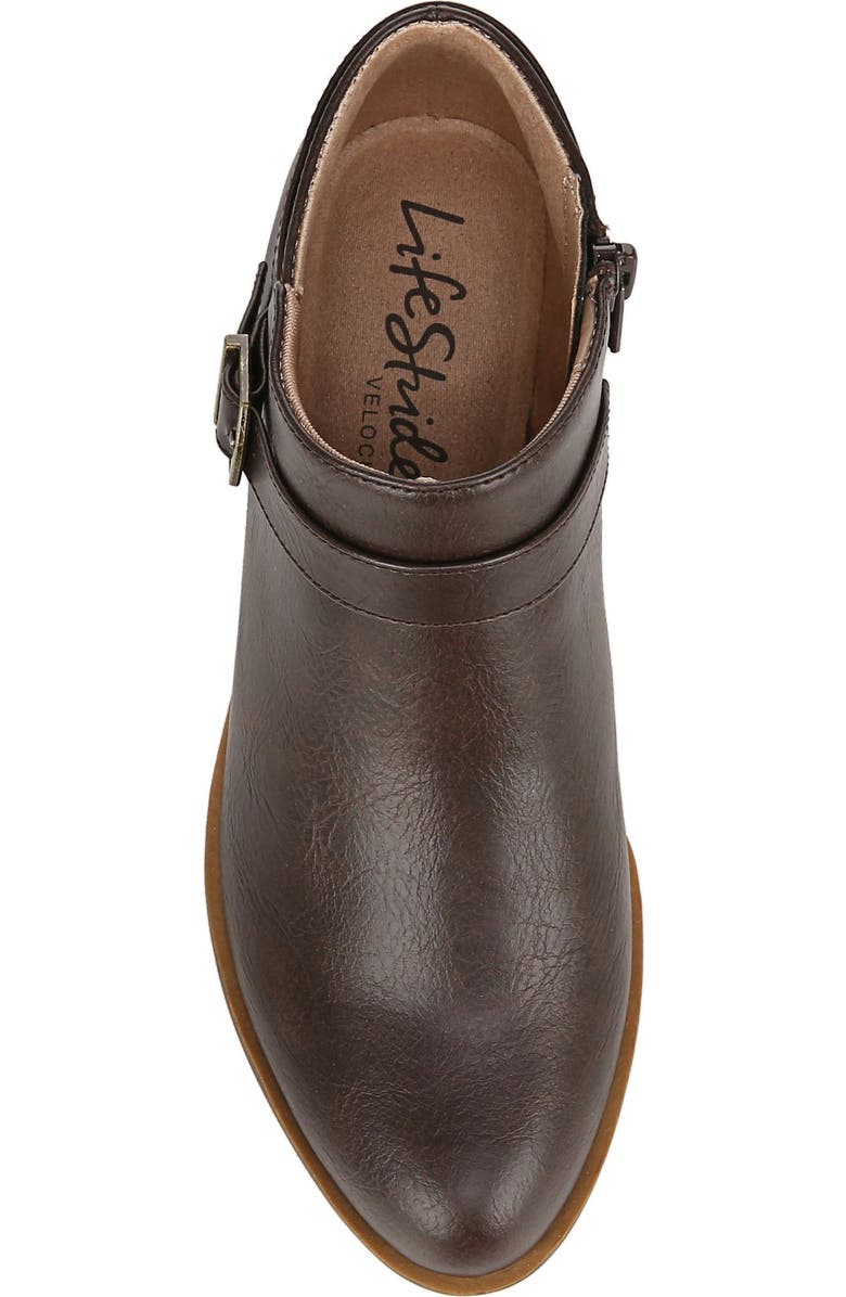 LifeStride Alexander Bootie, Alternate, color, Brown