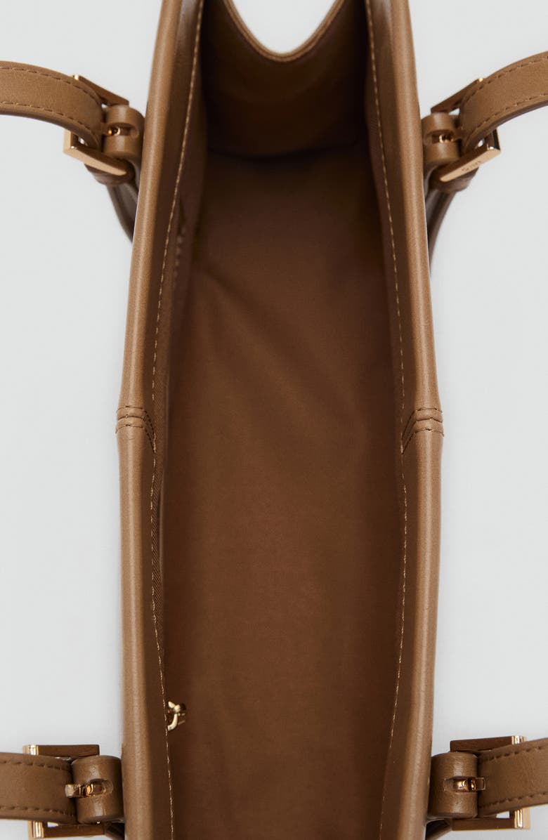 MANGO Faux Leather Shoulder Bag, Alternate, color,