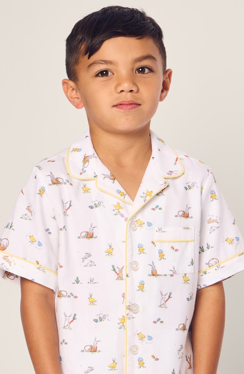 Petite Plume Kids' Easter Print Two-Piece Short Pajamas, Alternate, color, 