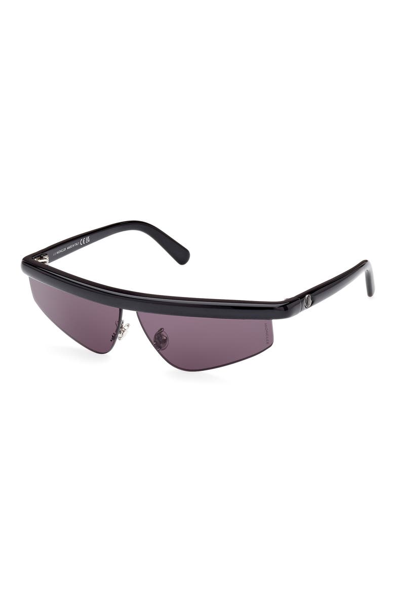 Orizion 65mm Rectangular Sunglasses, Alternate, color, BLACK / SMOKE