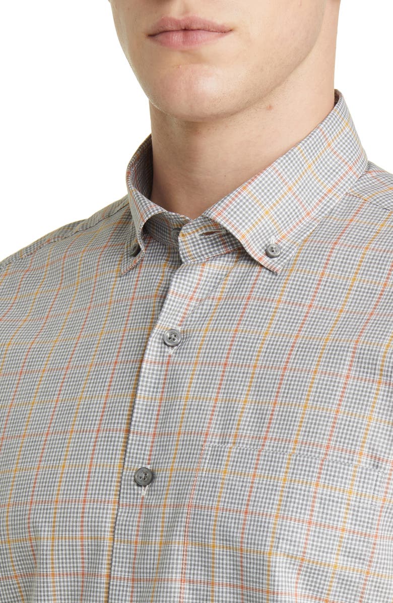 Scott Barber Check Button-Down Shirt, Alternate, color,