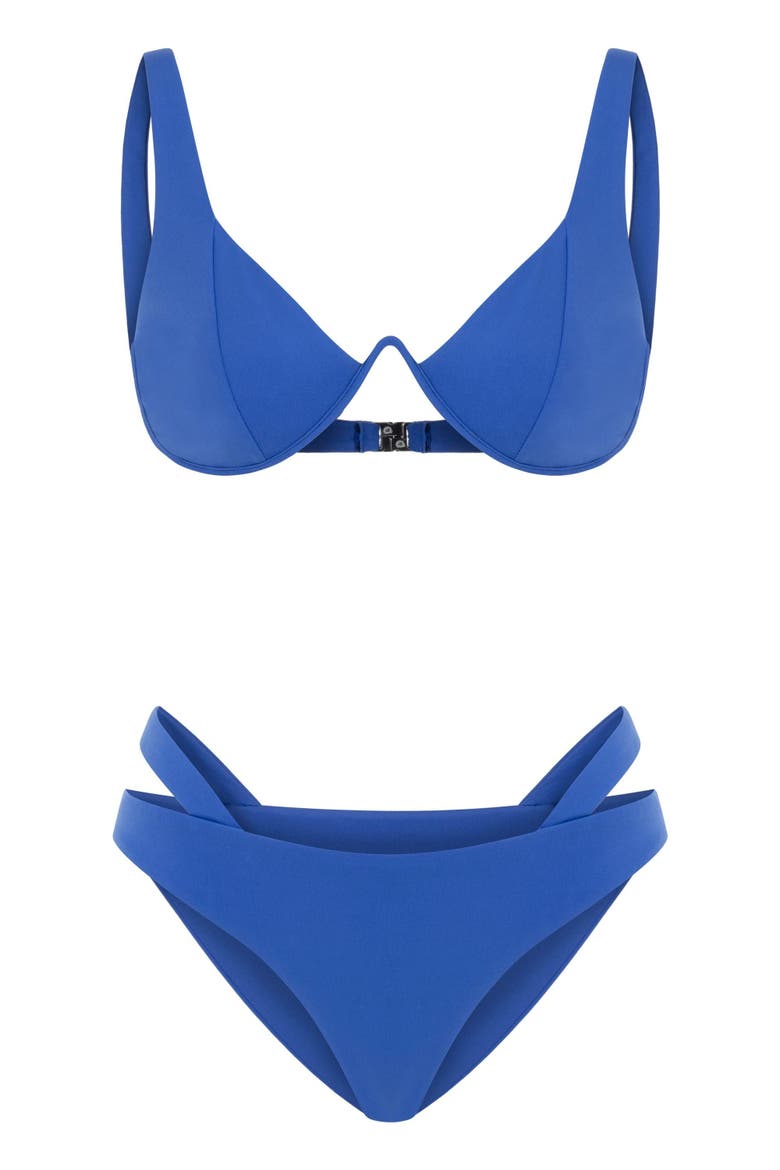 Cleo Bikini Swimwear, Alternate, color, JACARANDA