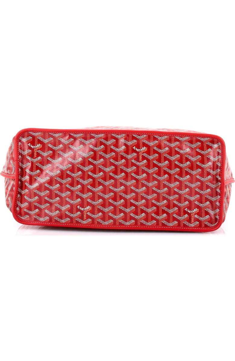 Pre-Owned Goyard Anjou Reversible Tote Coated Canvas PM, Alternate, color, Red